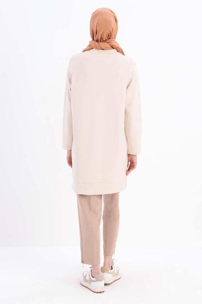 ALLDAY Ανοιχτό μπεζ με φερμουάρ με μανίκια