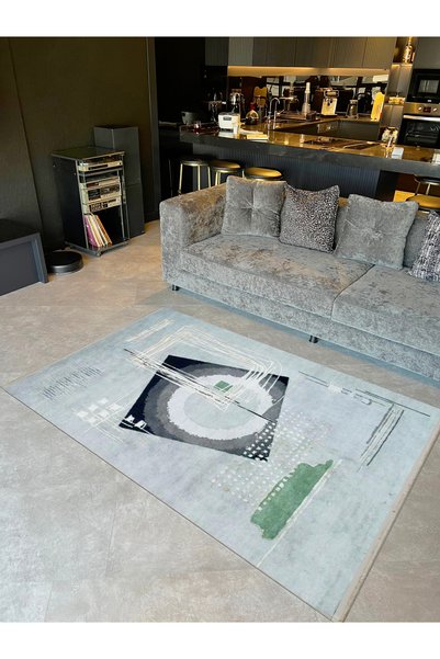 Rugs Modern Halı Barcelona Collection Abstract Abstract Surrealist Detail Pat...