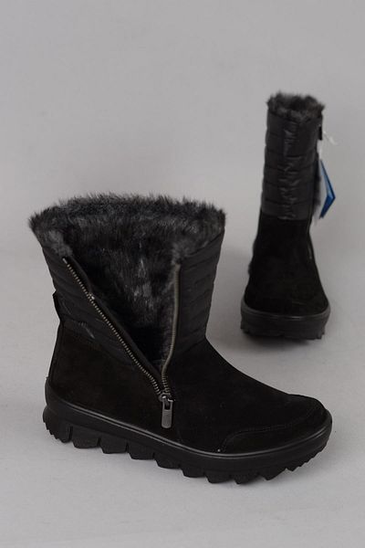 Legero Μπότες Novara Goretex 2- 009900 -0000 Μαύρο σουέτ