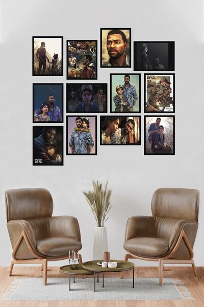 The Walking Dead (lee And Clementine) 12 Piece Mdf Table Arf292