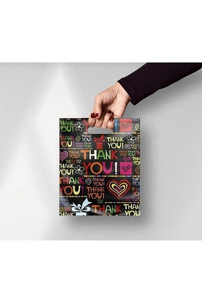 ECOPLAST Reinforced Printed Shop Bag 4 No. 50 Pieces 40X50 cm Dimensions