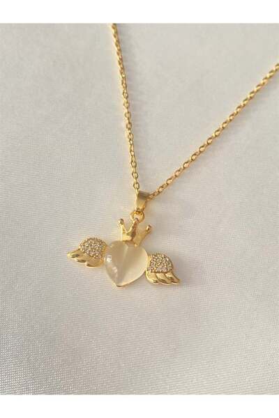 SeyCey.co قلادة القلب المجنح | فولاذ 316 لتر - غير قابل للتشويه | هدية المرأة