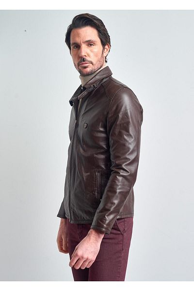 Pierre Cardin Thibault Classic Cut Men's Leather Jacket