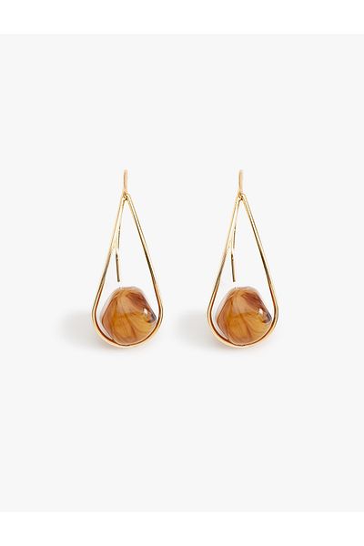 Koton Jewelled and Dangle Steel Mixed Earrings