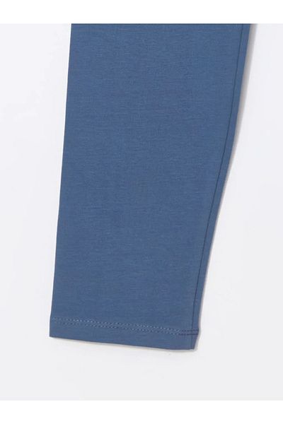 LC Waikiki Colanți de bază pentru fete LCW Kids Plum Beli Elastic