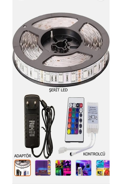 LED LEVEL RGB ŞERİT LED KUMANDALI 3MT