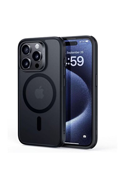 ESR حافظة آيفون 15 بروماكس ماج سيف من السيليكون باللون الأسود