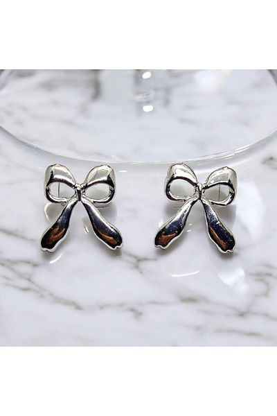 Florencia Bow Ribbon Stylish Women's Earrings |   Elegant and Modern Gift Ribbon Jewelry