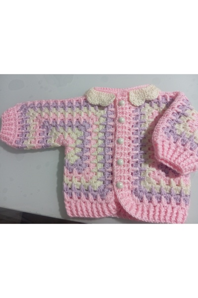 NUMİSTORE El örgüsü çocuk hırkası