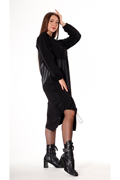 shE tekstil Μακρύς ΟΧΙ! Μαύρο φόρεμα