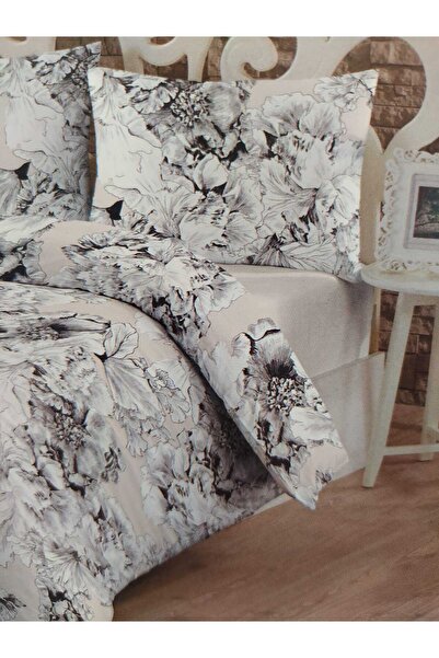 ÇAĞTEKS Flannel Flannel Fabric Single Duvet Cover Set