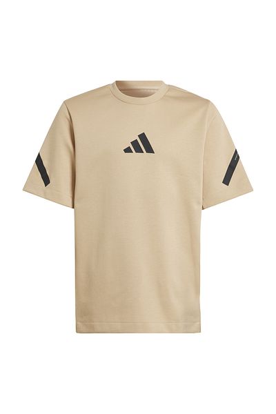 adidas تي شيرت J Zne للأطفال باللون البيج Jf2498