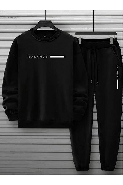 LAND MODA Унисекс комплект анцуг с принт Balance