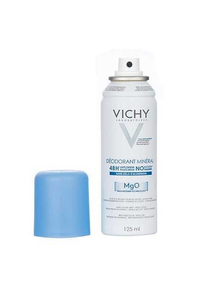 Vichy - مزيل عرق بخاخ خالي من الألومنيوم المعدني لمدة 48 ساعة - 125 مل