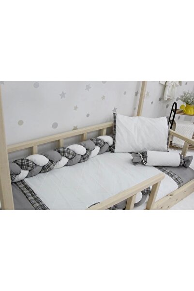 Bibaby Gray Plaid Montessori Sleep Set - 69121