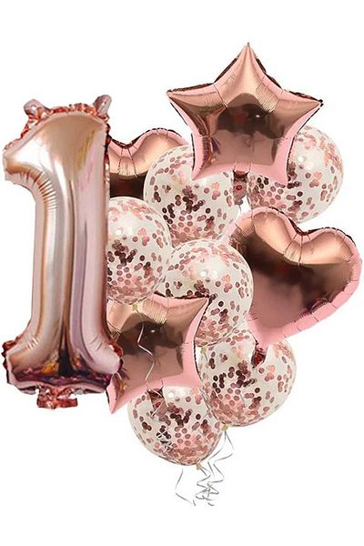 DÜVENCİ TİCARET Rose Gold Age Balloon Concept