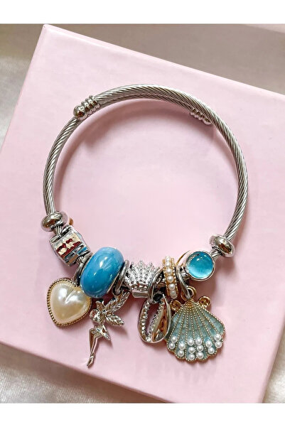 Snartun نمط صدف - سوار من الفولاذ المقاوم للتشويه قابل للتعديل مع صندوق خاص