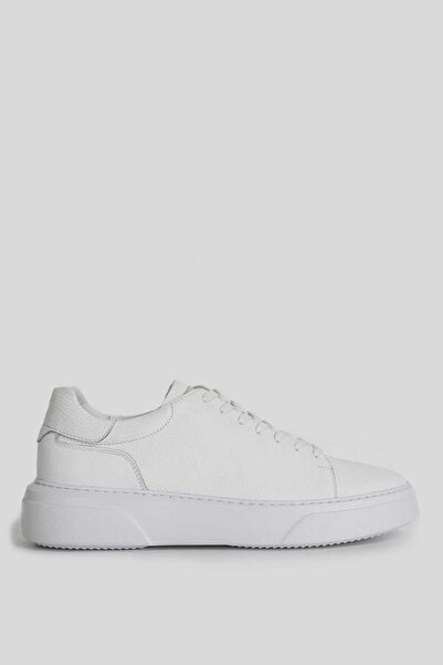 Lufian 111230187 Tommy Casual Δερμάτινα Ανδρικά Παπούτσια Sneaker ΛΕΥΚΟ