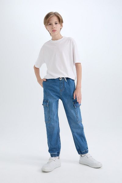DeFacto Pantaloni Cargo Fit pentru băieți C4514A824WN