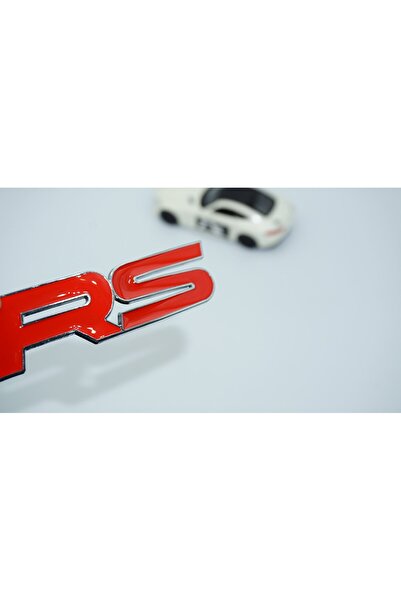 EDEXPORT RS Kırmızı Metal Bagaj Yazı Logo Amblem Honda İle Uyumlu