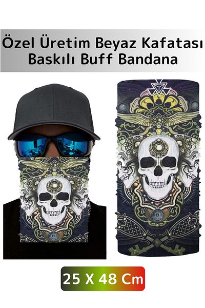 Wintoup High Quality Stylish Skull Design Motor Outdoor Sports Multipurpose Hair Neck Wrist Buff Bandana
