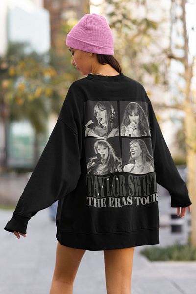 SEVBANO Hanorac unisex oversize pentru cântăreață Taylor Swift The Eras Tour