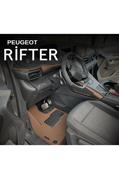 maxcar Peugeot Rifter 2018-2023 Premium Eva Akıllı Oto Paspas-Torpido Kılıf-M...