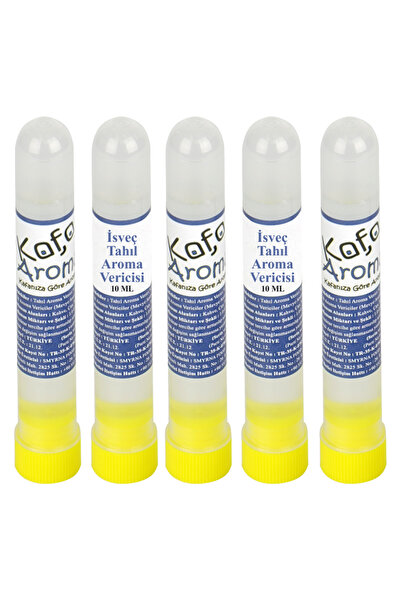 Kafa Aroma Tahıl Aroması Isveç Hazır Karışımı 10 ml X 5 Adet