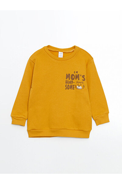 LC Waikiki Lcwk Crew Neck Printed Thick Boy's Sweatshirt