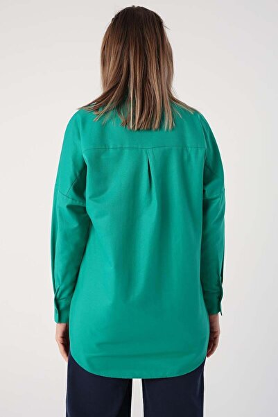 ALLDAY Emerald-Oversize Basic Shirt