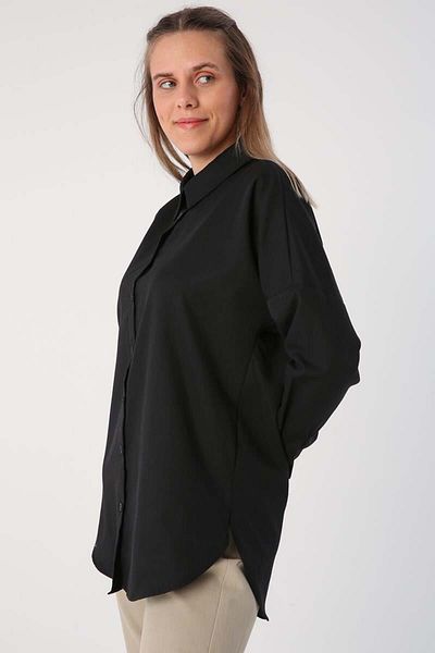 ALLDAY Black-Oversize Basic Shirt