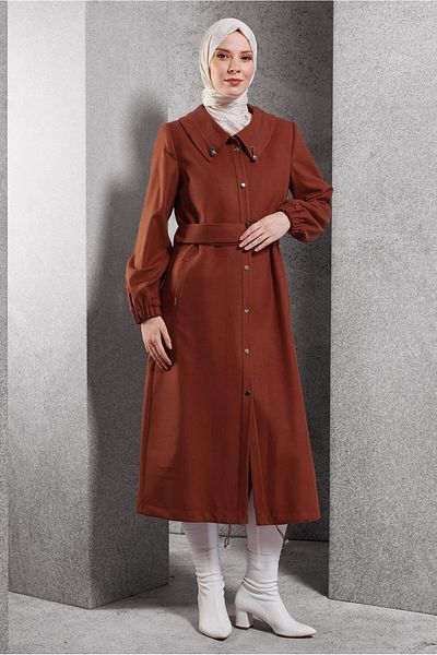 Alvina Belted Trench Cotton 10922