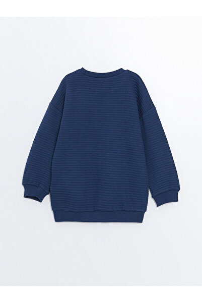 LC Waikiki Lcwk Bisiklet Yaka Basic Erkek Bebek Sweatshirt