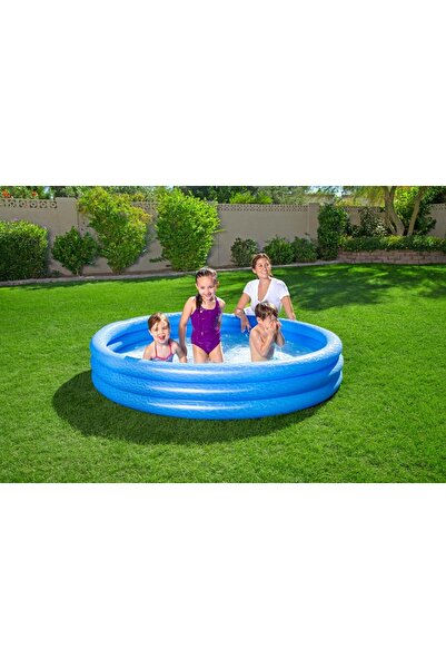 BESTWAY Şişme Havuz 3 Halkalı 1.83x33 Cm 51027 Kırmızı