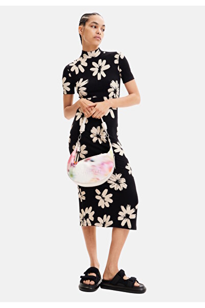 Desigual Handtasche Kuwait Mittelgroße Tasche verschwommenes Muster