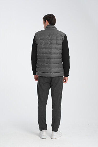 Frappoli Чоловічий надувний куртка рукав в'язаний ребристий стандартний крій