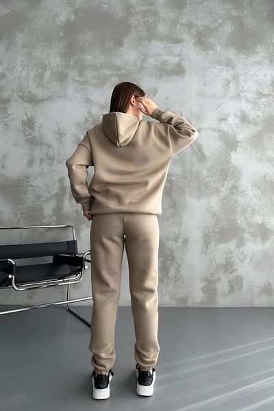 BayBayan Ανδρικό Basic Oversize Σετ φόρμας με 3 κλωστές