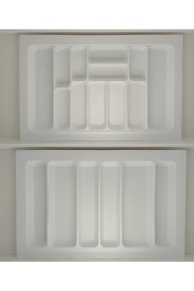 almital mobilya aksesuarları furniture accessories 75x49 εκ. Λευκό Σετ 2 - Μπουκέτο και Κουτάλι (Μπορεί να κοπεί έως και 69Χ41 εκ.)