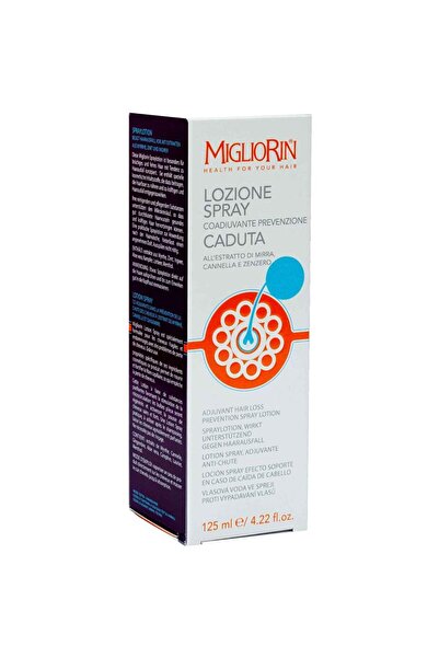 MIGLIORIN لوشن بخاخ مساعد مضاد لتساقط الشعر، 125 مل