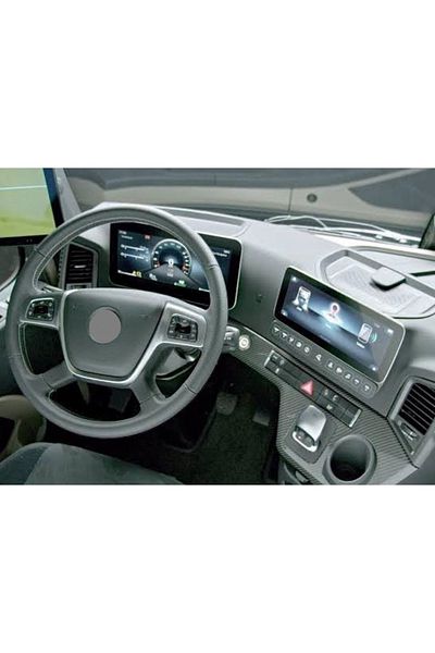 ael-tech Mercedes Actros Digital Display and Navigation Compatible Nano Screen Protector Set of 2
