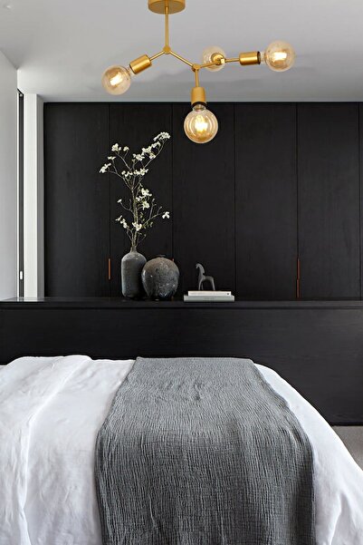 Taşcan Aydınlatma Pera 4 Lü Gold Plafonyer Avize