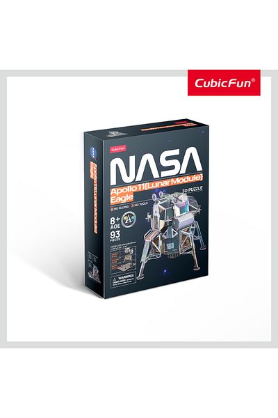 Cubic Fun 3D Puzzle Nasa Apollo 11 Eagle 93 Pieces