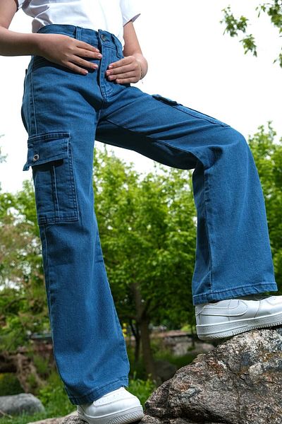 Zaziko Kids Flared Leg Jeans - Girls, Pockets, Pnt.0011-Z