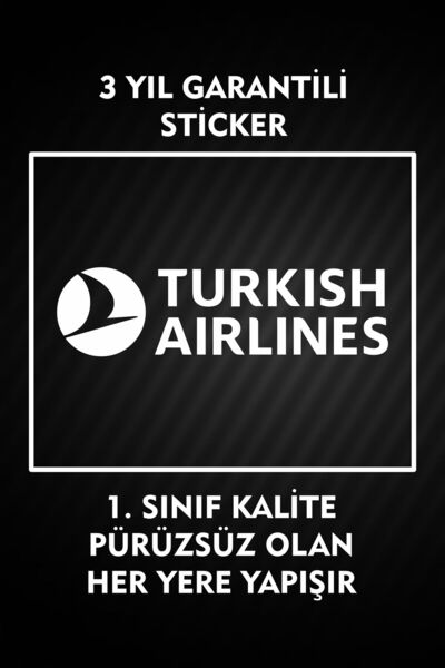3M Turkish Airlines Sticker / Türk Hava Yolları Sticker