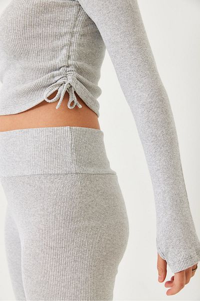 Bianco Lucci Дамски рипсен горен комплект камизола с пръсти 60261054