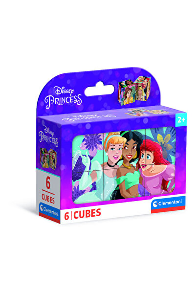 CLEMENTONI Puzzle Küpleri Disney Prenses 6 Parcă