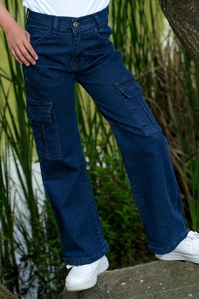 Zaziko Kids Flared Jeans with Pockets for Girls - Pnt.0011-Z