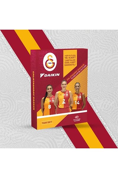 Galatasaray Women's Volleyball Full Set Season Cards - Box