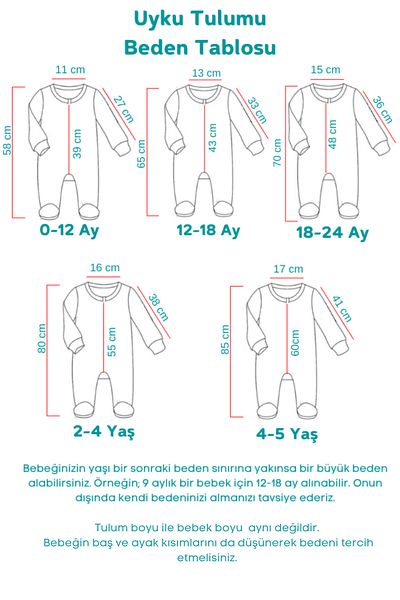 Sarebaby Sare Baby Baby Sleeping Bag 100% Natural Cotton Double Layer Special Fabric Unisex 1.0 Tog
