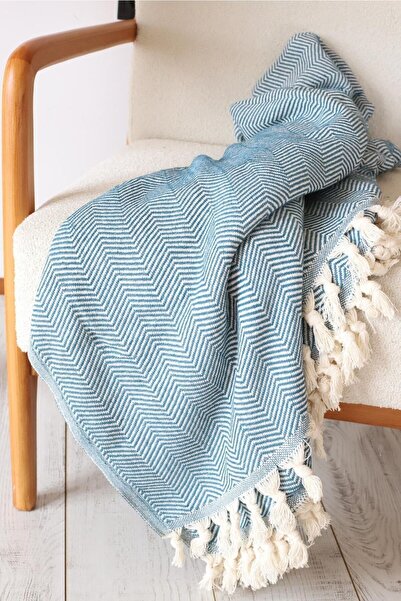 Koza Mix towel Синій батальний чохол на диван, що покриває підлокітники, 180x300 см